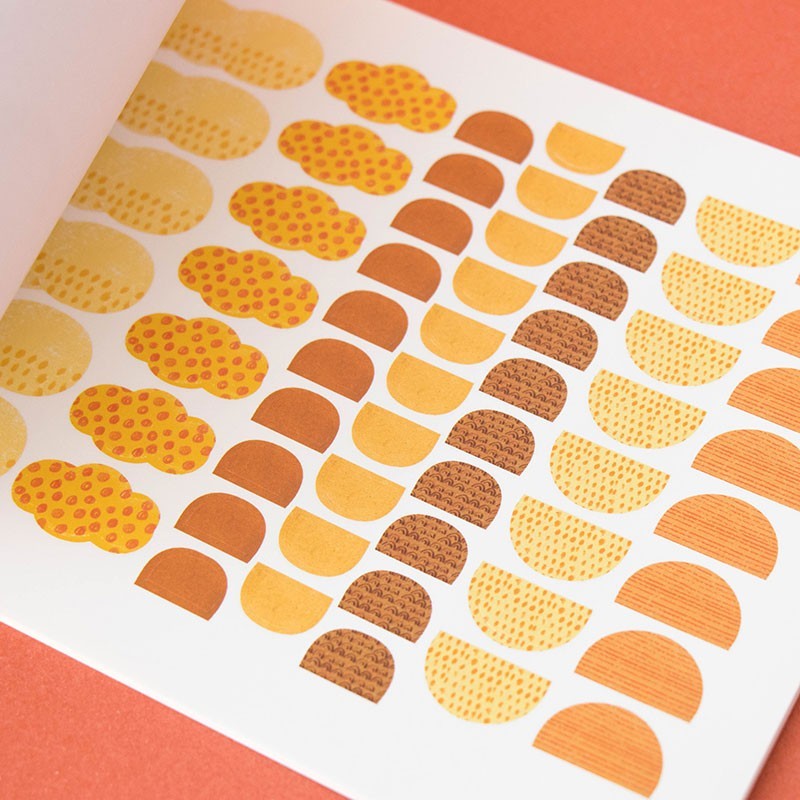 Libreta con pegatinas